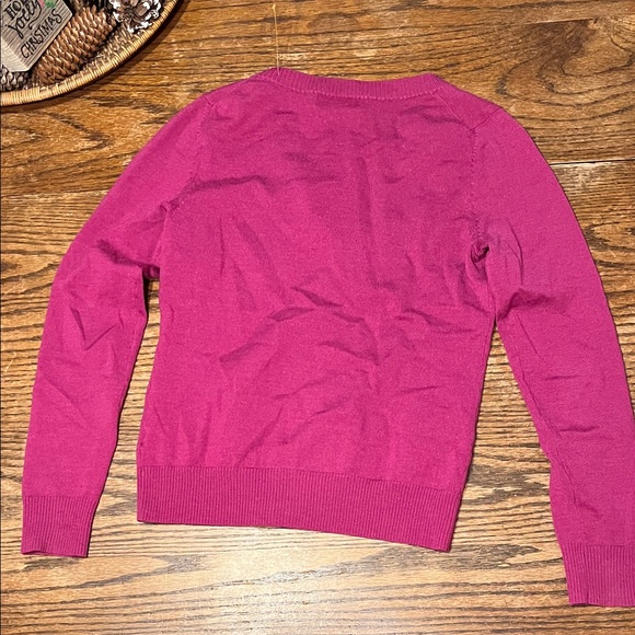 NWOT Banana Republic Plum Button-Up Cardigan - Picture 6 of 7